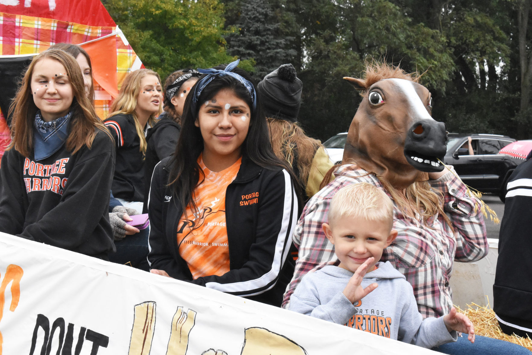 Homecoming horsing around